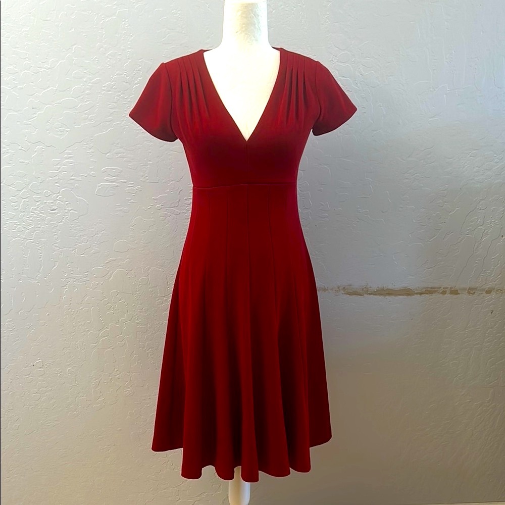 Marvel Deep Red Midi Dress